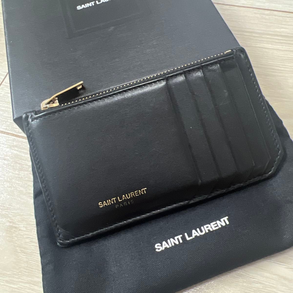 SAINT LAURENT サンローラン コインケース カードケース レザー SAINT LAURENT サンローラン コインケース カードケース レザー