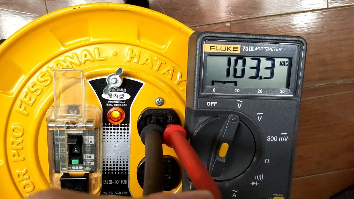 dk-001 HATAYA BJⅢ-101K ハタヤ 屋内用 電工ドラム コード dk-001 HATAYA BJⅢ-101K ハタヤ 屋内用 電工ドラム コード