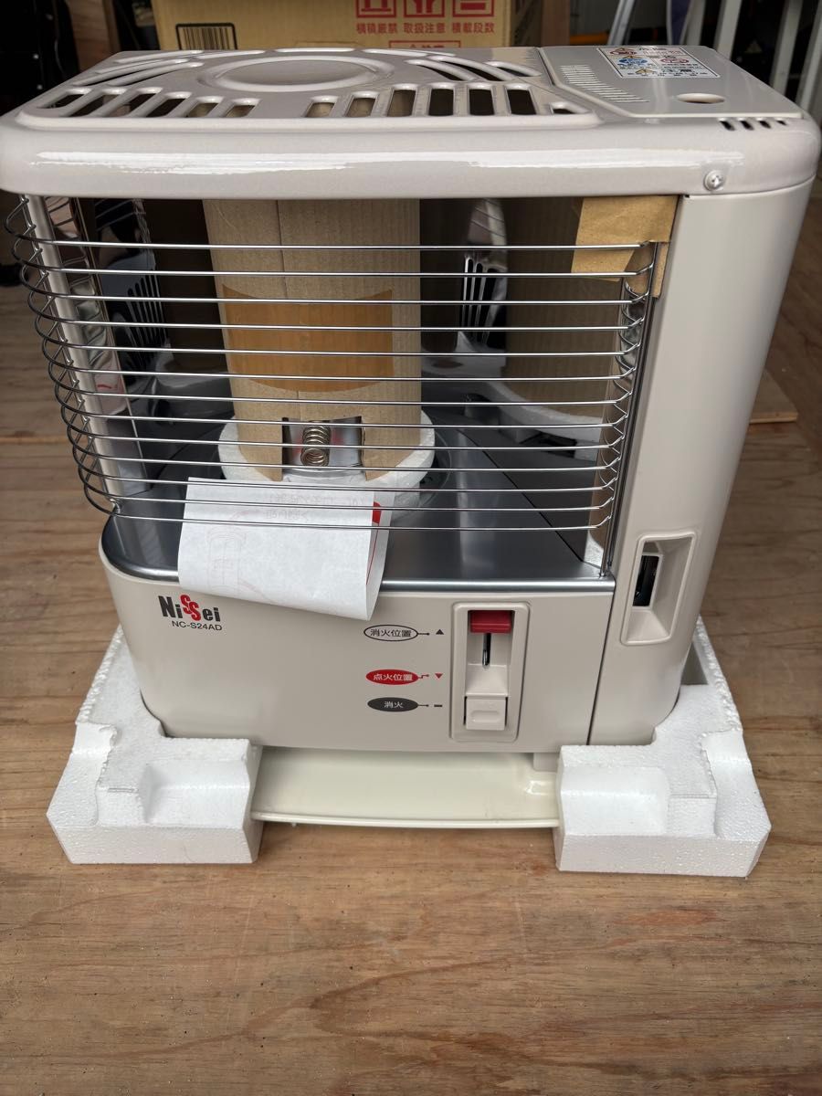 新品未使用 防災用にも】自然通気形解放式石油ストーブ NISSEI 新品未使用 防災用にも】自然通気形解放式石油ストーブ NISSEI