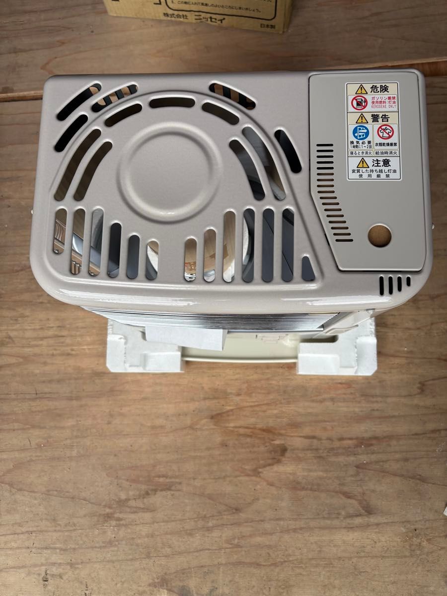 新品未使用 防災用にも】自然通気形解放式石油ストーブ NISSEI 新品未使用 防災用にも】自然通気形解放式石油ストーブ NISSEI