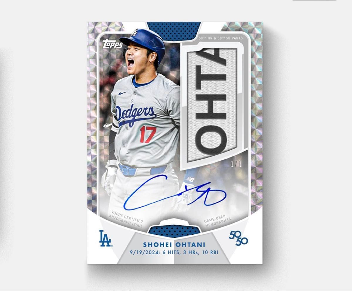 1ボックス 2024 Topps 50/50 Shohei Ohtani 新品未開封 box 大谷 1ボックス 2024 Topps 50/50 Shohei Ohtani 新品未開封 box 大谷