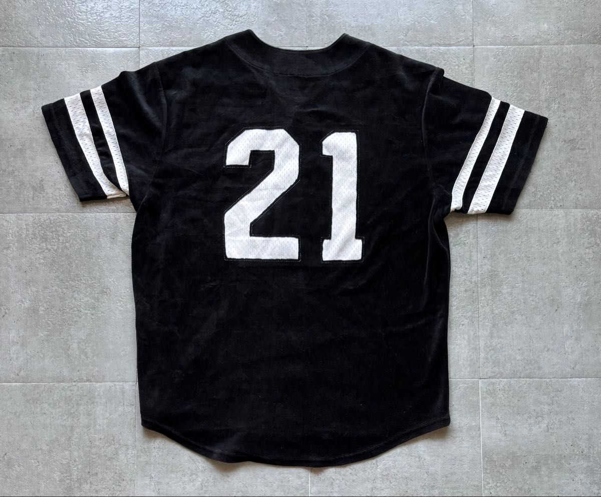 20FW Supreme Velour Baseball Jersey ベースボールシャツ 20FW Supreme Velour Baseball Jersey ベースボールシャツ