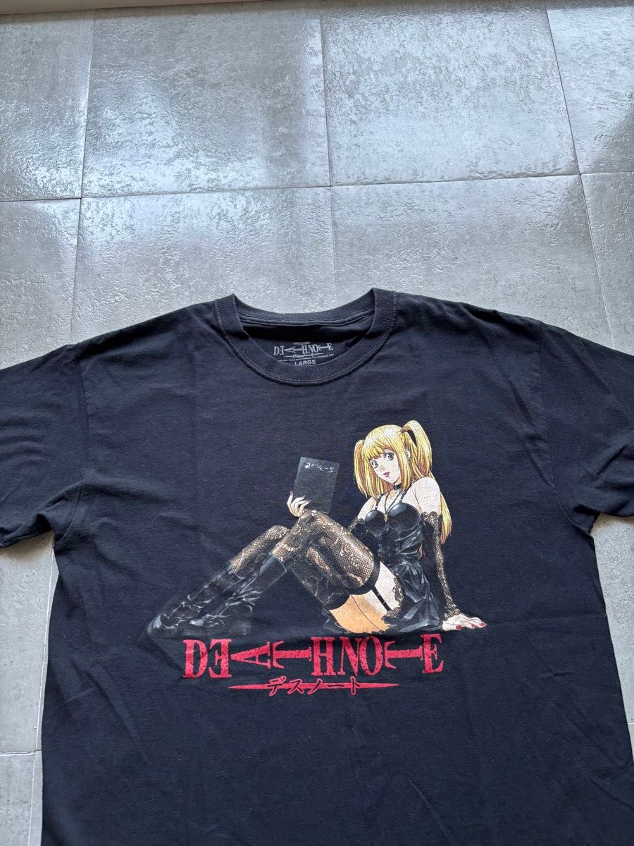 レア DEATH NOTE デスノート 弥海砂 ミサミサ プリントTシャツ レア DEATH NOTE デスノート 弥海砂 ミサミサ プリントTシャツ