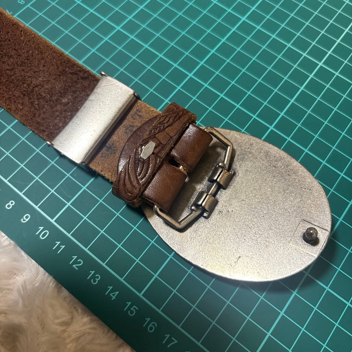 DIABLEカービング風レザーベルト ターコイズバックル付き|Yahoo DIABLEカービング風レザーベルト ターコイズバックル付き|Yahoo