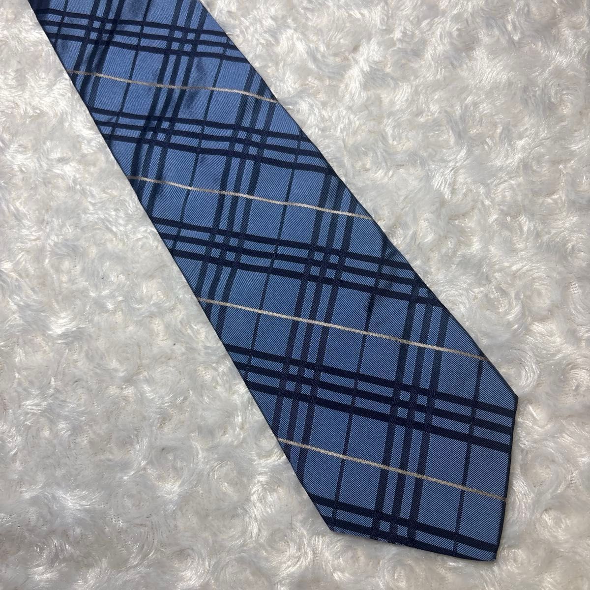 Burberry ノバチェックネクタイ ブルー BURBERRY シルク|Yahoo Burberry ノバチェックネクタイ ブルー BURBERRY シルク|Yahoo