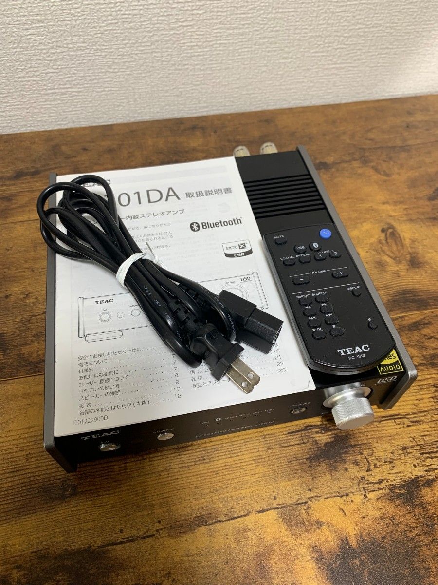 美品 動作品 2018年製 TEAC AI-301DA USB DAC ステレオ 美品 動作品 2018年製 TEAC AI-301DA USB DAC ステレオ
