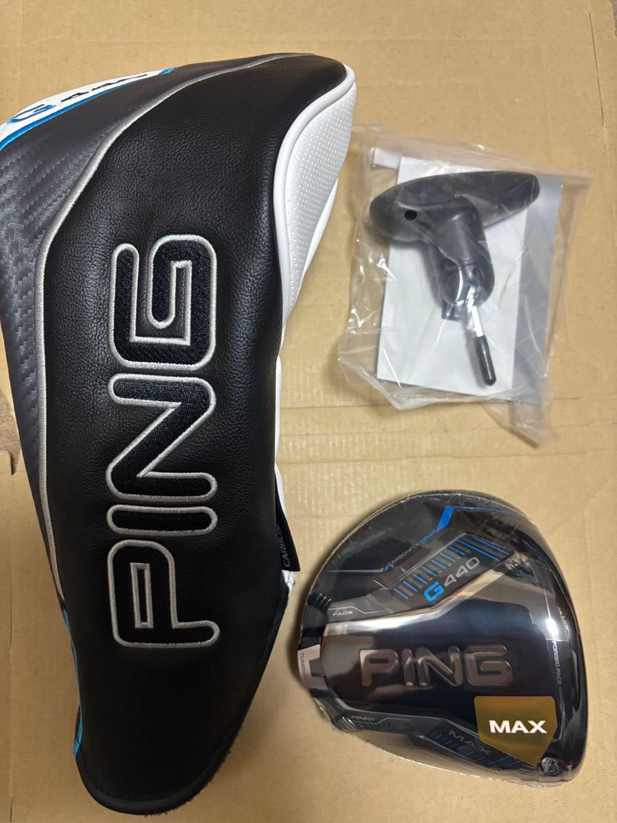 新品未使用 PING G440 MAX ドライバーヘッドのみ 10 5度ピン 新品未使用 PING G440 MAX ドライバーヘッドのみ 10 5度ピン