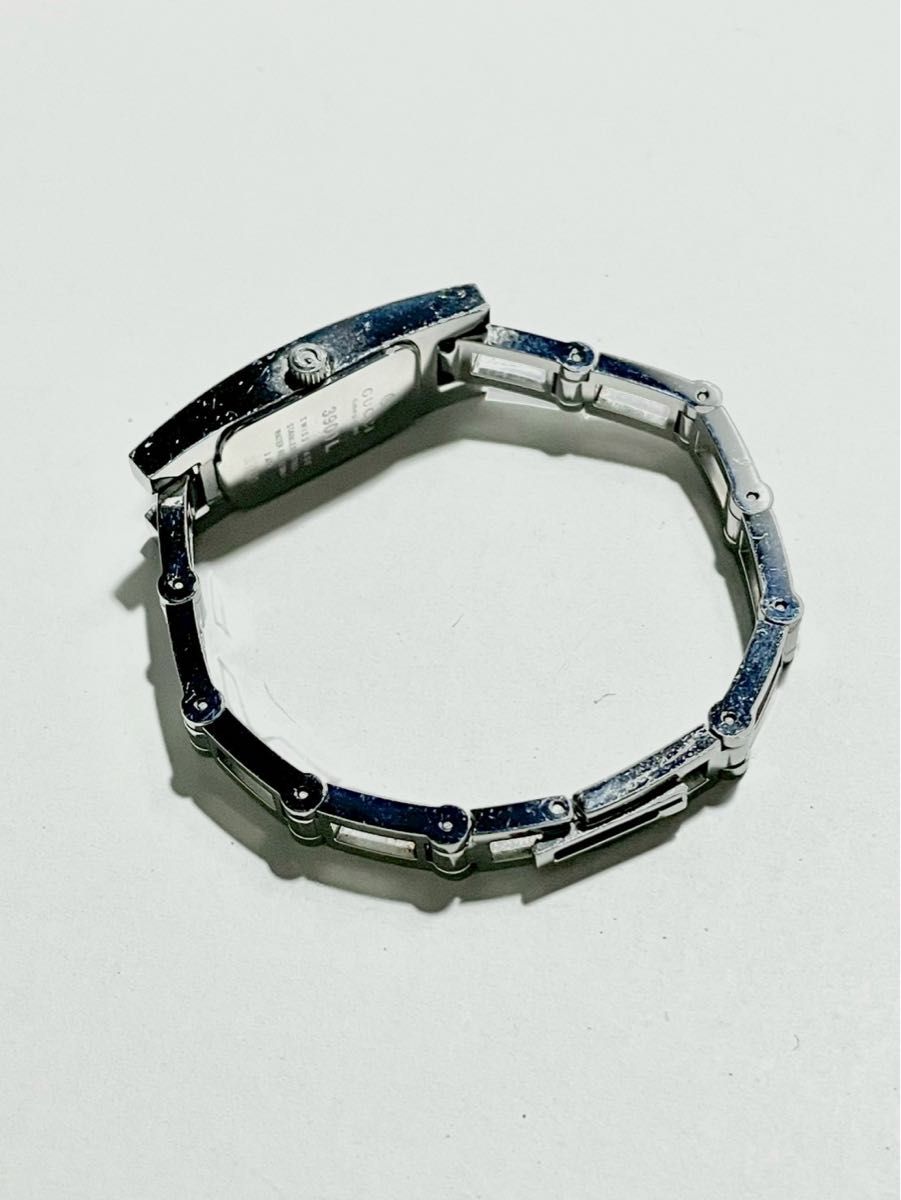 稼働 グッチ GUCCI 3900L クオーツ 腕時計 スクエア グレー文字 稼働 グッチ GUCCI 3900L クオーツ 腕時計 スクエア グレー文字