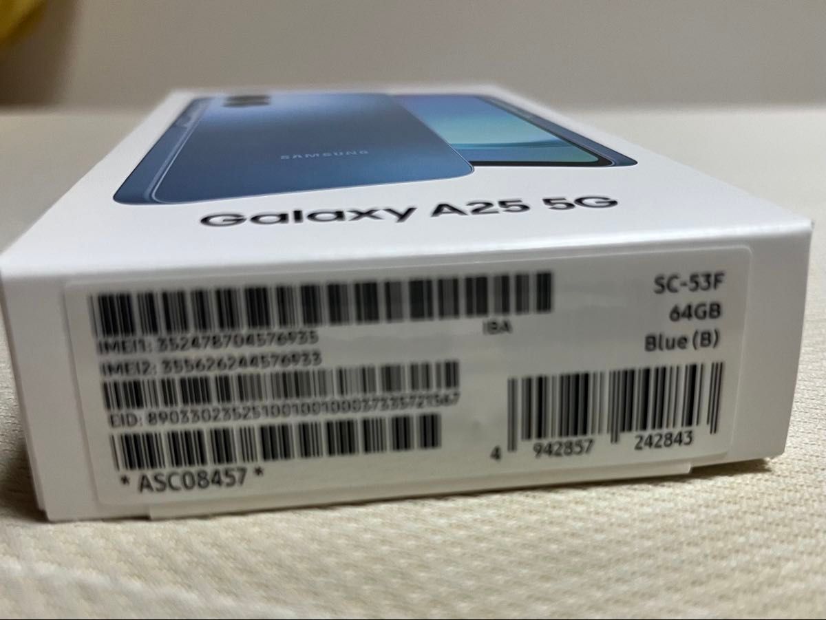 最終値下げ 新品未開封 ドコモ SC-53F Galaxy A25 5G ブルー SIM 最終値下げ 新品未開封 ドコモ SC-53F Galaxy A25 5G ブルー SIM