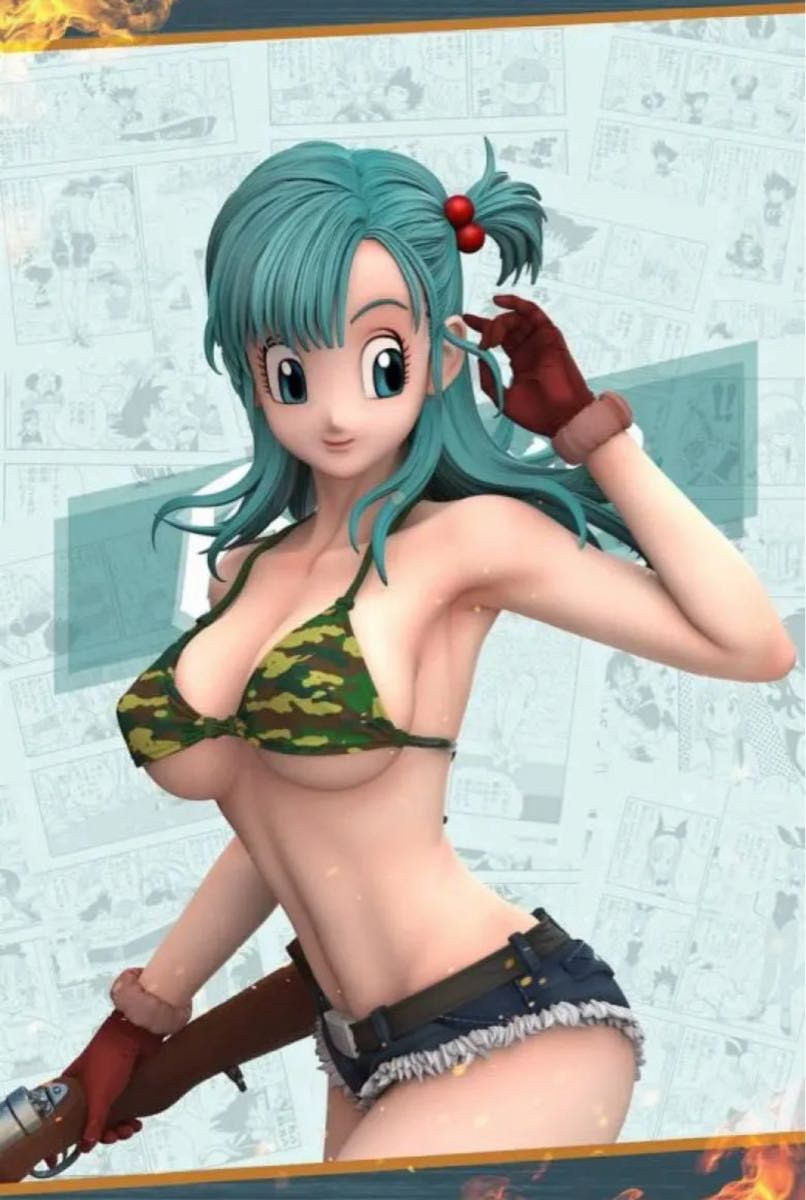 ドラゴンボール】ガレージキットフィギュア ブルマ Dragon ball ドラゴンボール】ガレージキットフィギュア ブルマ Dragon ball