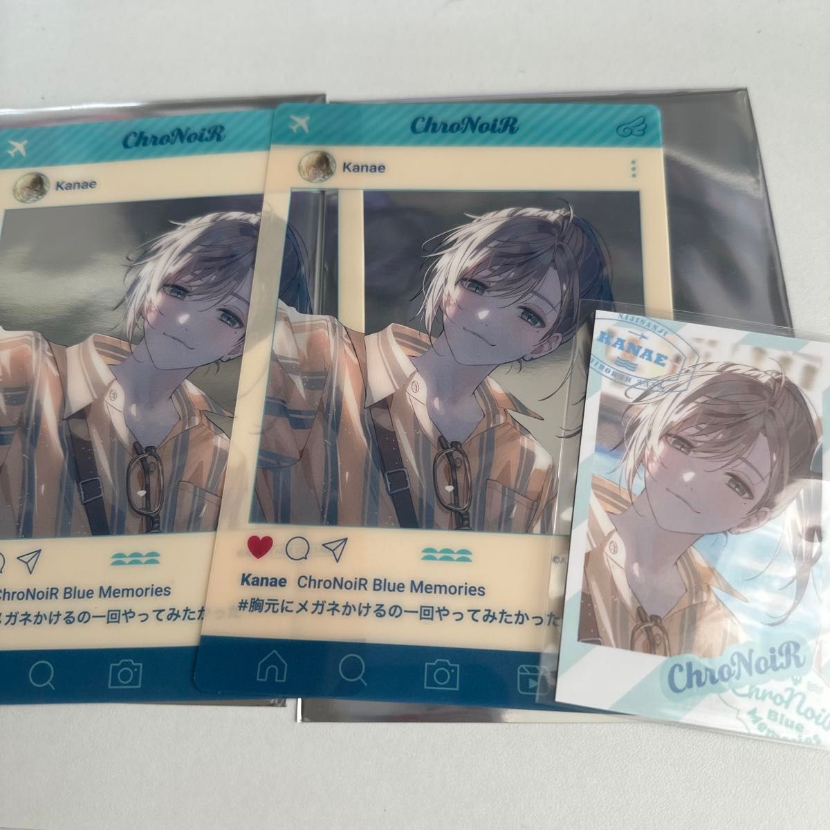 にじさんじ ChroNoiR くろのわ Blue Memories ランダムチェキ風 にじさんじ ChroNoiR くろのわ Blue Memories ランダムチェキ風