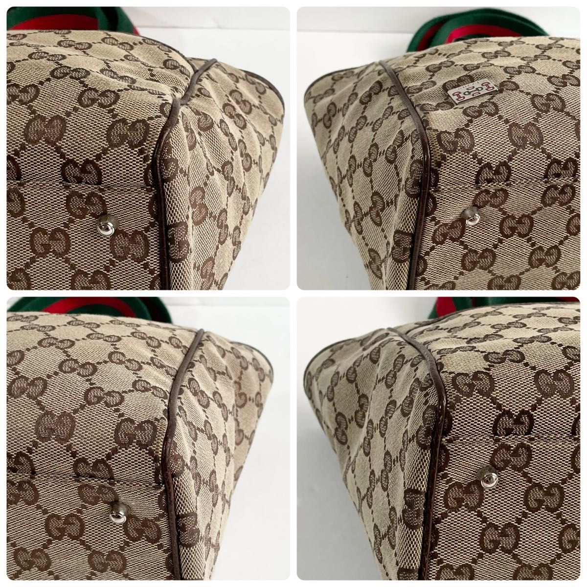 美品】GUCCI グッチ ハンドバッグ ミニ トートバッグ GG 美品】GUCCI グッチ ハンドバッグ ミニ トートバッグ GG