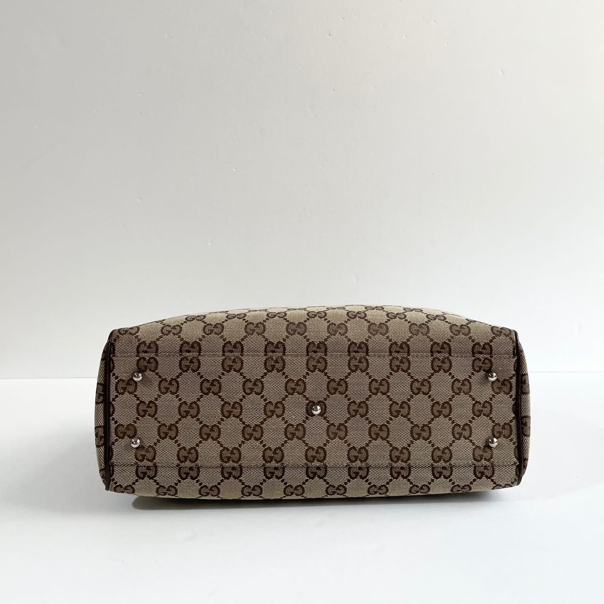 美品】GUCCI グッチ ハンドバッグ ミニ トートバッグ GG 美品】GUCCI グッチ ハンドバッグ ミニ トートバッグ GG