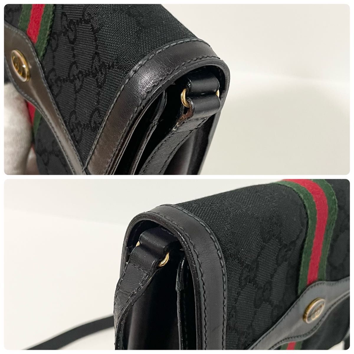 極美品〜美品】GUCCI グッチ ショルダーバッグ GGキャンバス 極美品〜美品】GUCCI グッチ ショルダーバッグ GGキャンバス
