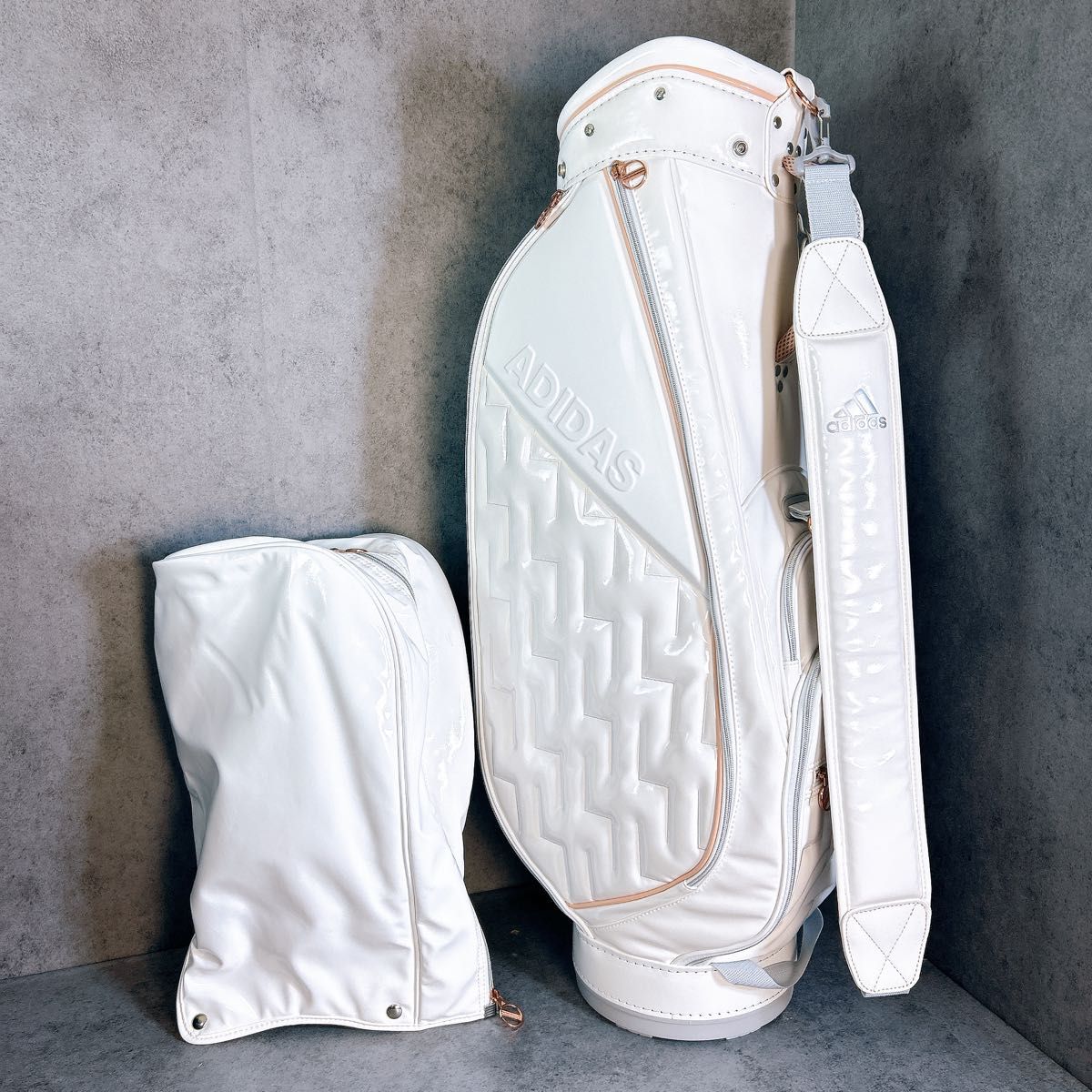 美品 アディダスゴルフ adidas レディース キャディバッグ 美品 アディダスゴルフ adidas レディース キャディバッグ