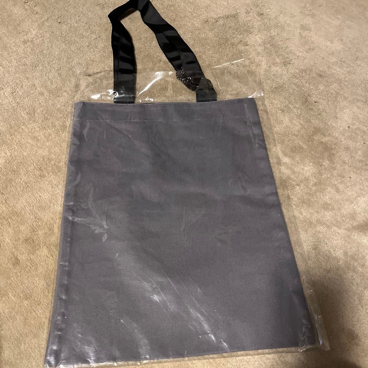 【保障できる】 COLLECTION LANVIN ノベルティ 未使用 グレー トートバッグ バッグ