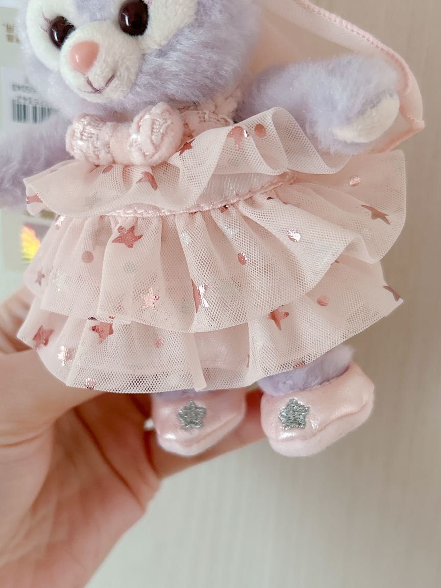 ステラルーぬいぐるみバッジ 上海ディズニー限定 タブ付き キー ステラルーぬいぐるみバッジ 上海ディズニー限定 タブ付き キー