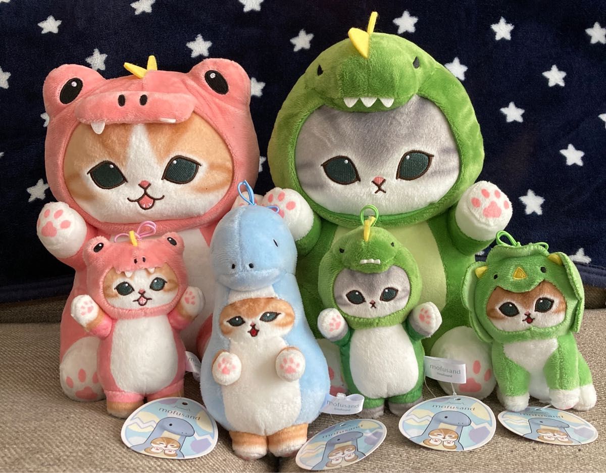mofusand モフサンドかいじゅうにゃんマスコット&BIGぬいぐるみ mofusand モフサンドかいじゅうにゃんマスコット&BIGぬいぐるみ