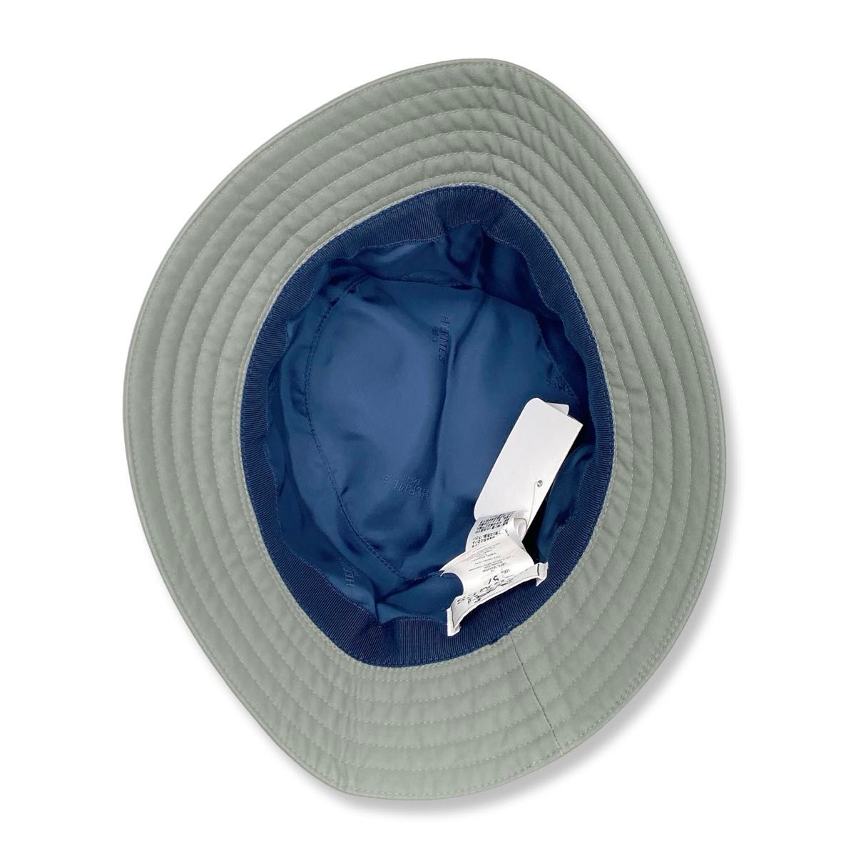 新品・未使用】エルメス コットン×レーヨン ハット 57 カーキ系 新品・未使用】エルメス コットン×レーヨン ハット 57 カーキ系