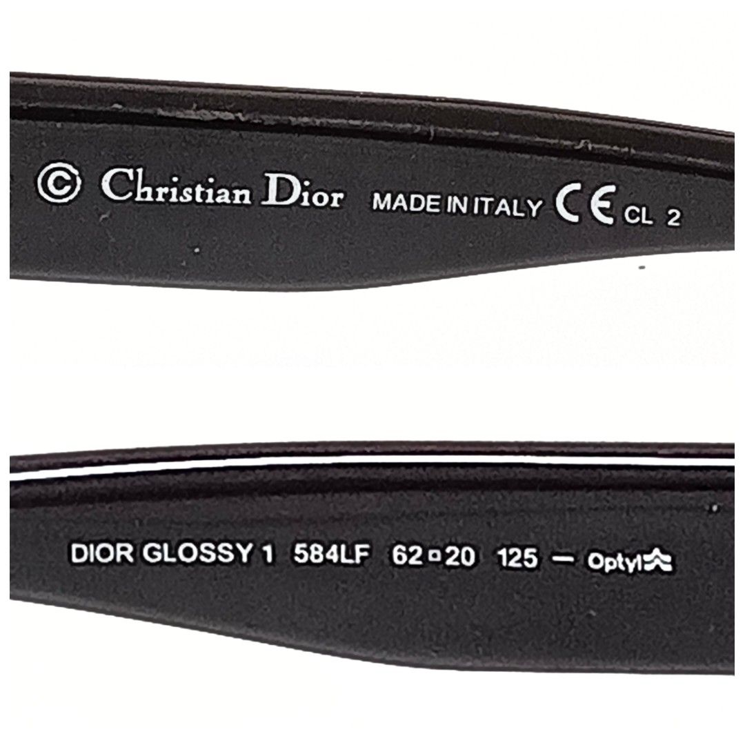 クリスチャンディオール サングラス GLOSSY1 ブラック シルバー クリスチャンディオール サングラス GLOSSY1 ブラック シルバー