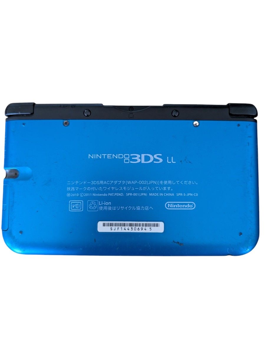 ニンテンドー3dsll ブルー×ブラック 充電器 タッチペン SDカード ニンテンドー3dsll ブルー×ブラック 充電器 タッチペン SDカード