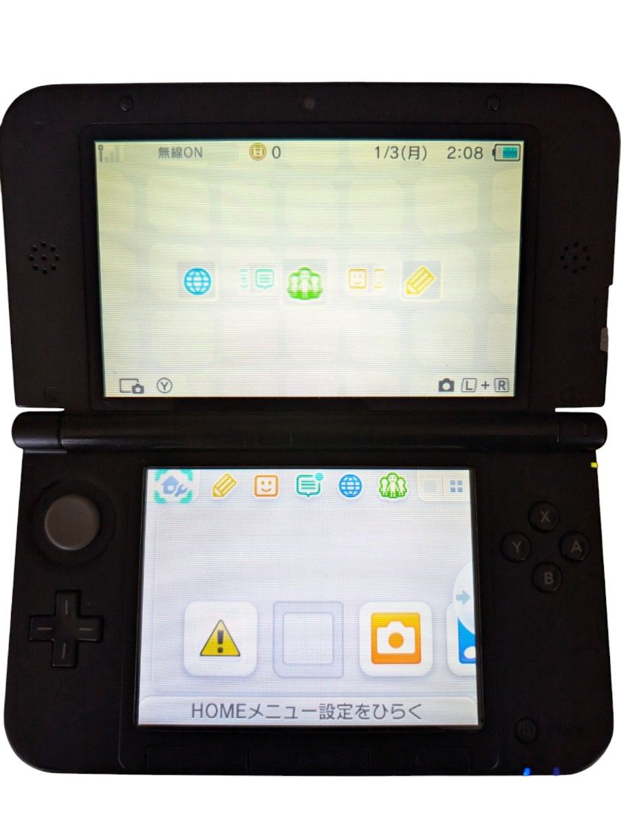 ニンテンドー3dsll ブルー×ブラック 充電器 タッチペン SDカード ニンテンドー3dsll ブルー×ブラック 充電器 タッチペン SDカード