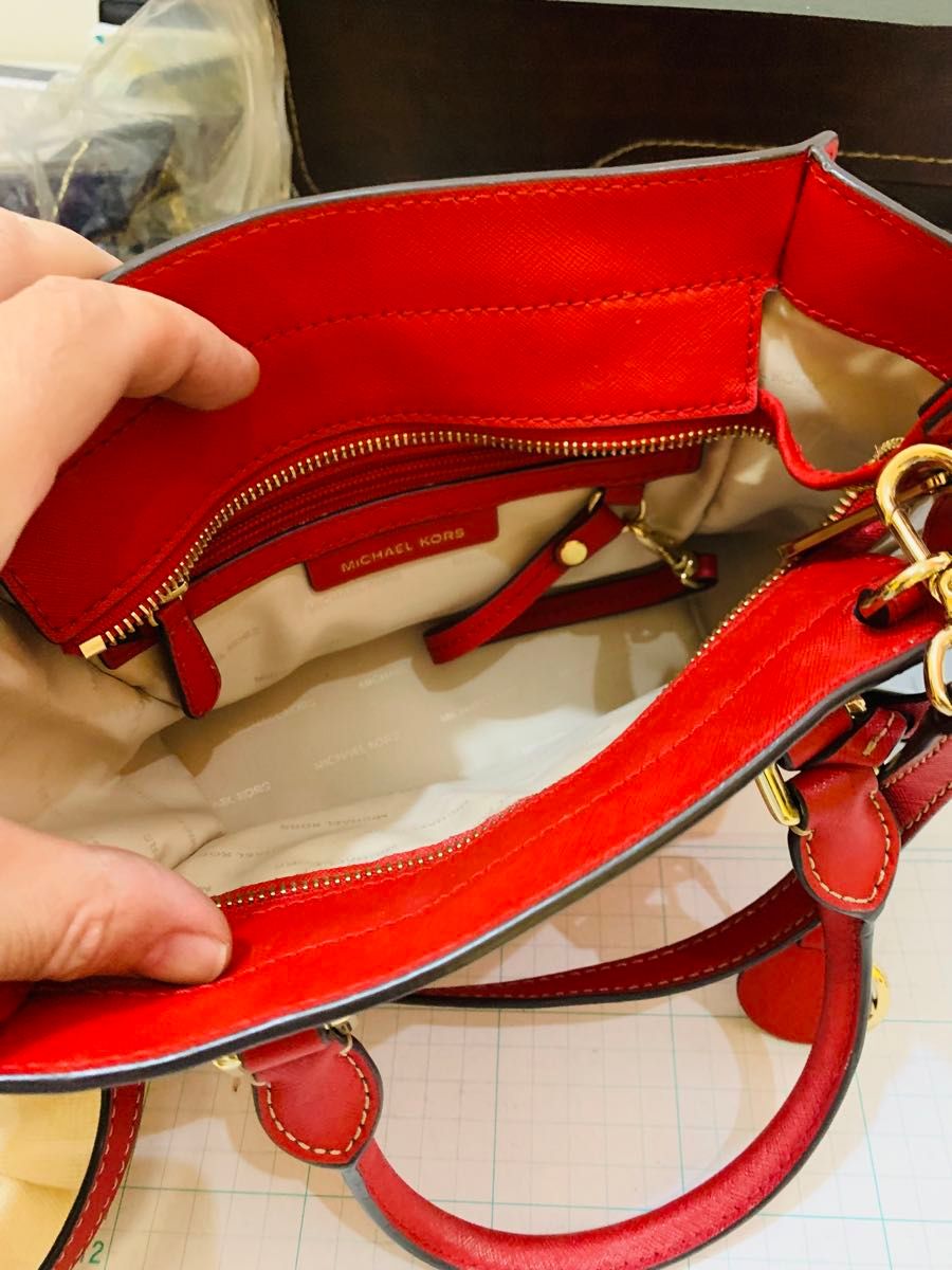美品】 MICHAEL KORS マイケルコース 2way ハンドバッグ 美品】 MICHAEL KORS マイケルコース 2way ハンドバッグ