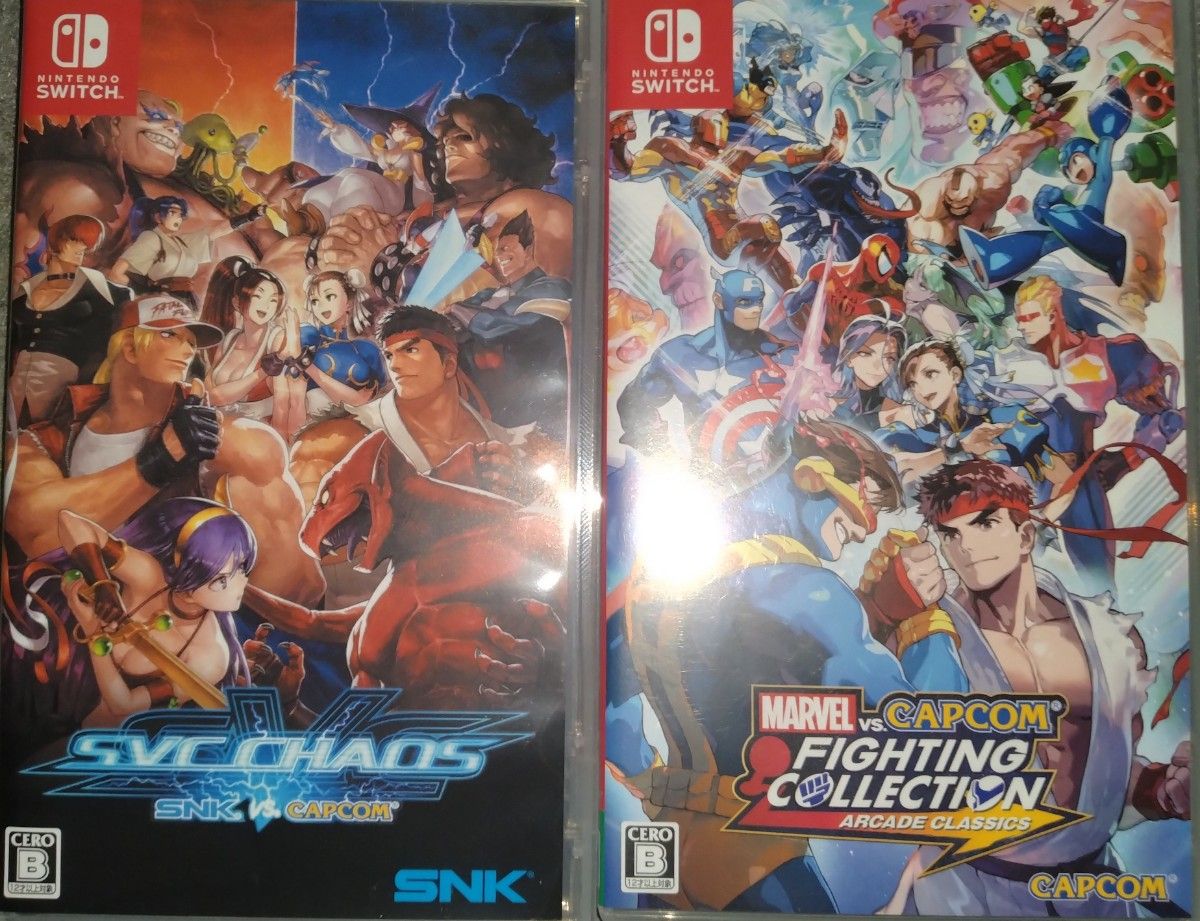 Switch】 MARVEL vs CAPCOM/ SNK VS CAPCOM SVC CHAOS 2本 Switch】 MARVEL vs CAPCOM/ SNK VS CAPCOM SVC CHAOS 2本
