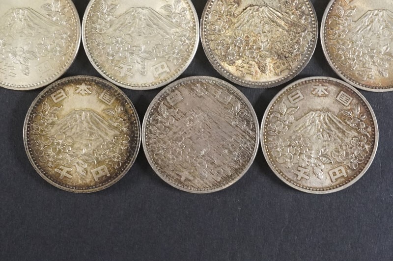 551)日本貨幣 1964年東京オリンピック記念1000円銀貨 11枚 額面 551)日本貨幣 1964年東京オリンピック記念1000円銀貨 11枚 額面