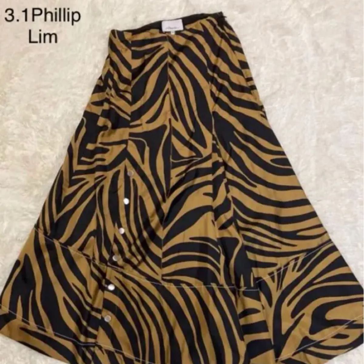 3 1 phillip lim アシンメトリー スリット フリル タイガー 3 1 phillip lim アシンメトリー スリット フリル タイガー