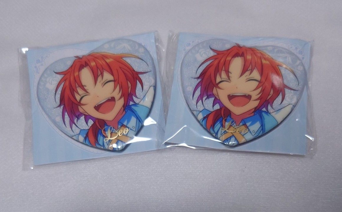 あんさんぶるスターズ あんスタ 缶バッジ レオ 3周年 白スーツ あんさんぶるスターズ あんスタ 缶バッジ レオ 3周年 白スーツ