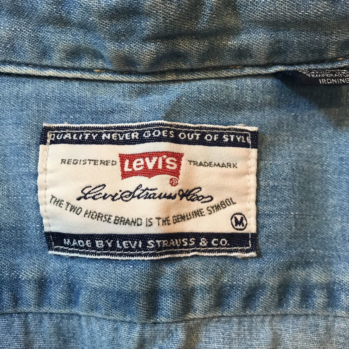 LEVIS シャンブレーシャツ M_画像3