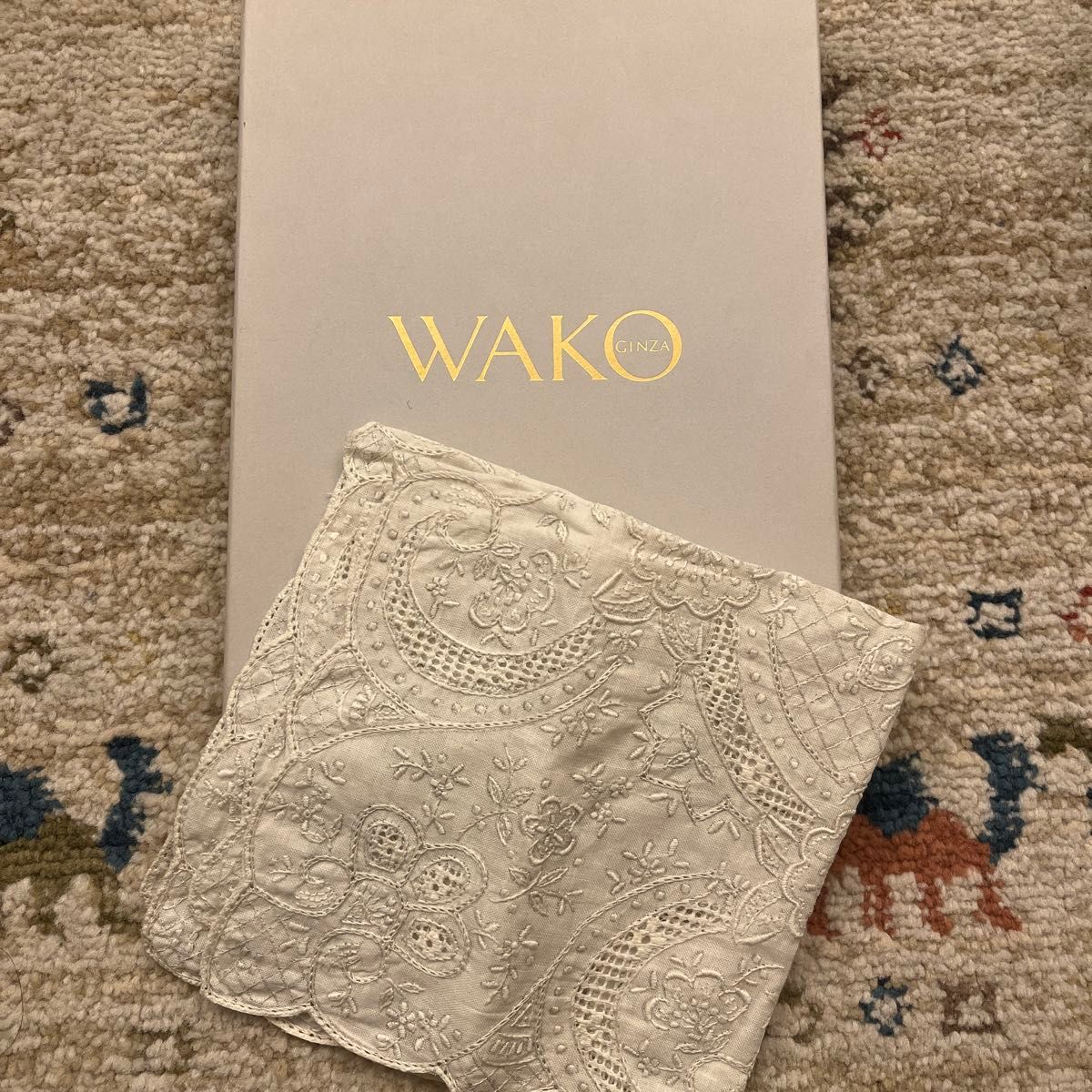 刺繍ハンカチ ホワイト レース調 汕頭 スワトウ|Yahoo!フリマ 刺繍ハンカチ ホワイト レース調 汕頭 スワトウ|Yahoo!フリマ