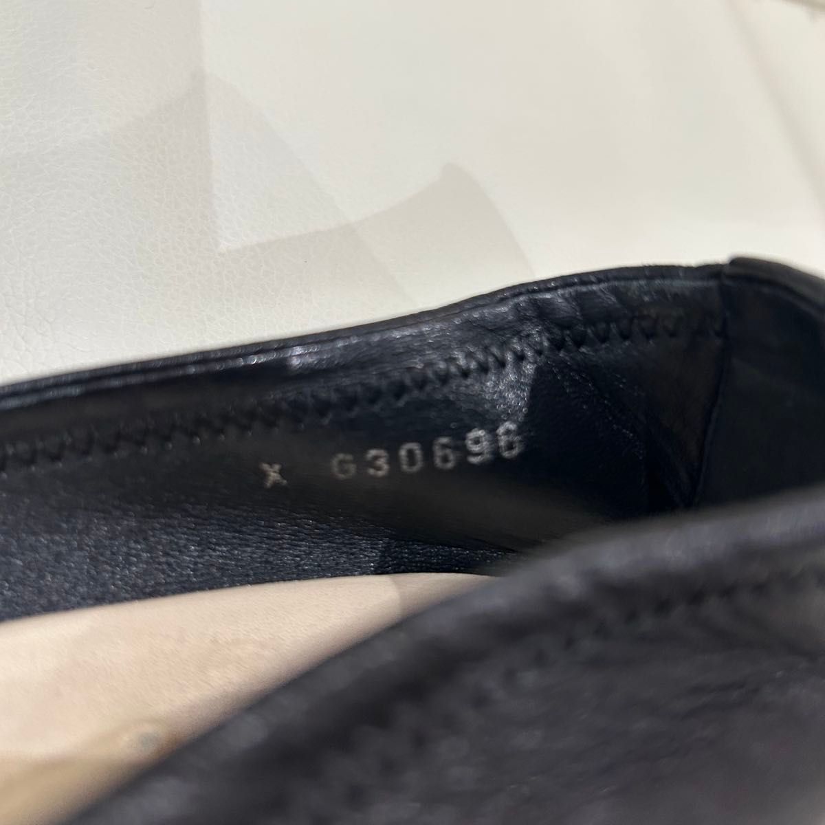 CHANEL バレエシューズ 黒 37 5 24cm バレリーナ ラムスキン CHANEL バレエシューズ 黒 37 5 24cm バレリーナ ラムスキン