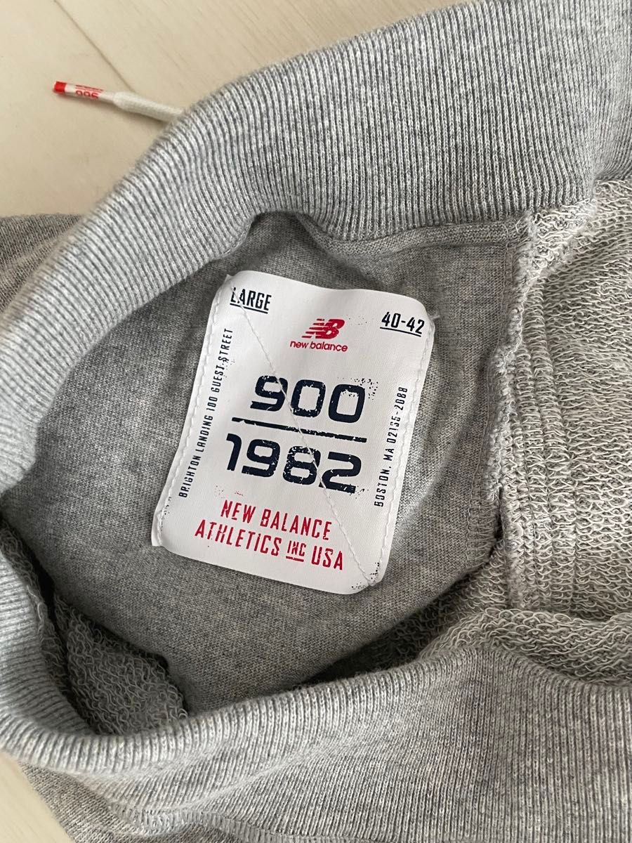 new balance スウェット セットアップ 900 L グレー 未使用 new balance スウェット セットアップ 900 L グレー 未使用