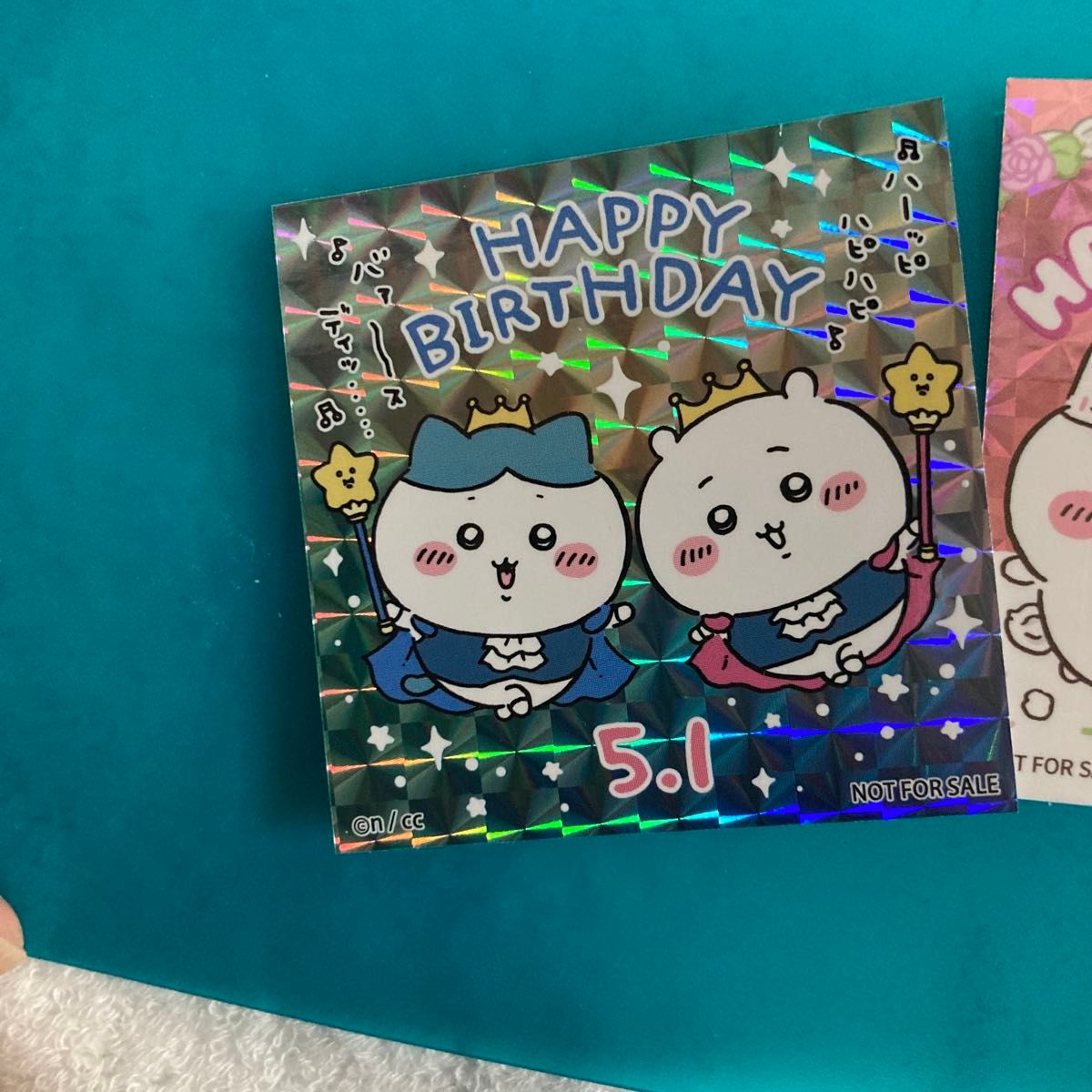 ちいかわ ちいかわらんど バースデー 誕生日 スペシャル マスコット ハチワレ ちいかわ ハチワレ 2024 2025 誕生日 シール ちいかわらんど
