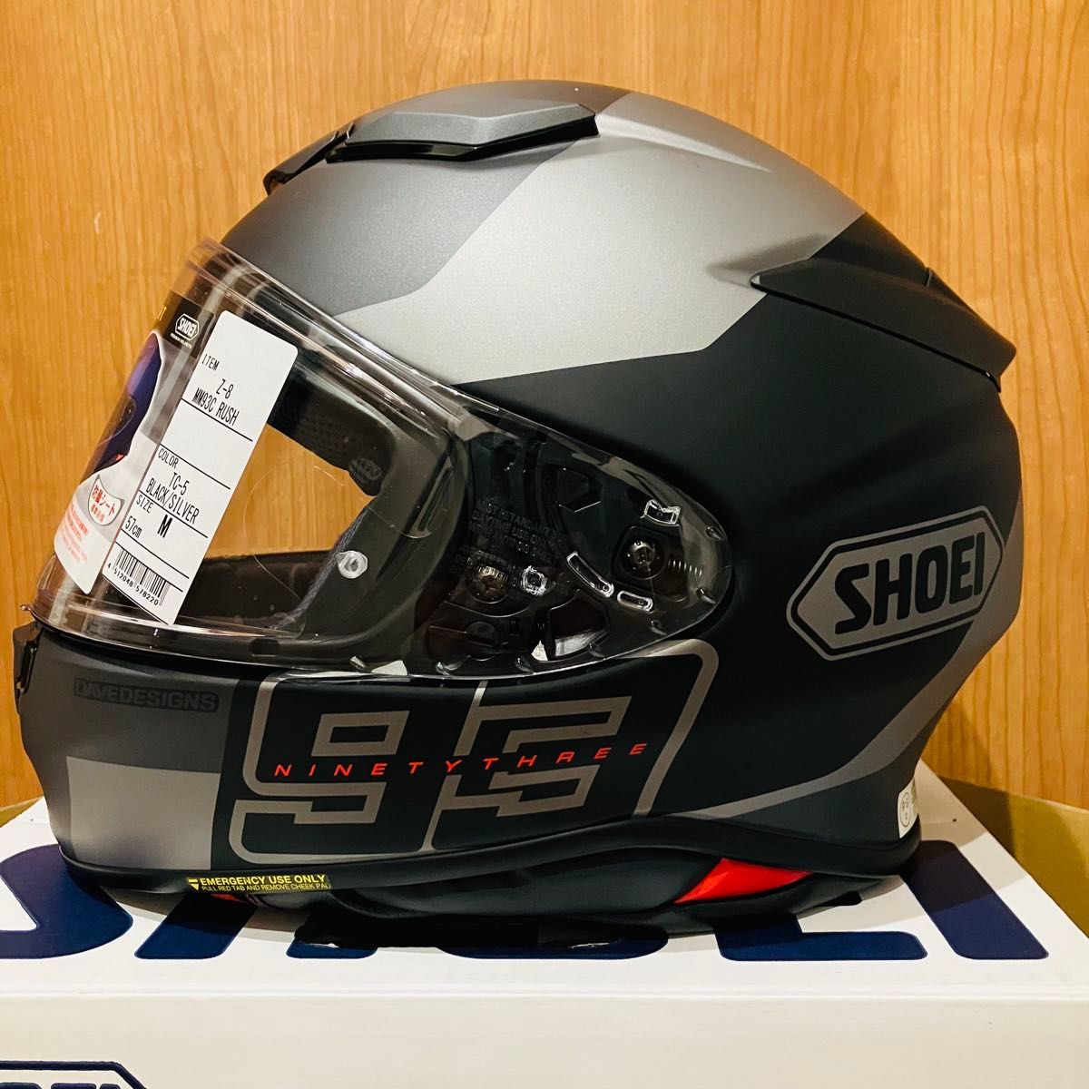 受注終了品 SHOEI Z-8 MM93 COLLECTION RUSH M 定価 75 900円 23 受注終了品 SHOEI Z-8 MM93 COLLECTION RUSH M 定価 75 900円 23