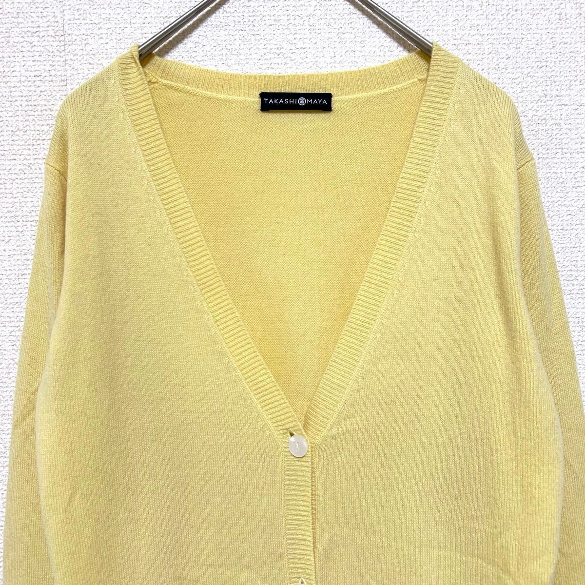 TAKASHIMAYA カシミヤ100%ニットカーディガン レディース 羽織り TAKASHIMAYA カシミヤ100%ニットカーディガン レディース 羽織り