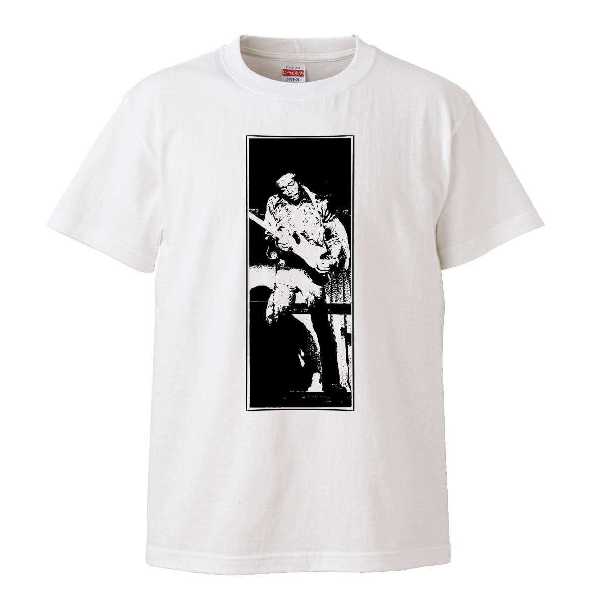 【Mサイズ 白Tシャツ】Jimi Hendrix ジミヘンドリックス サイケデリック ヒッピー PSYCHDELIC ストラトキャスター CD LP レコード FUZZ_画像1