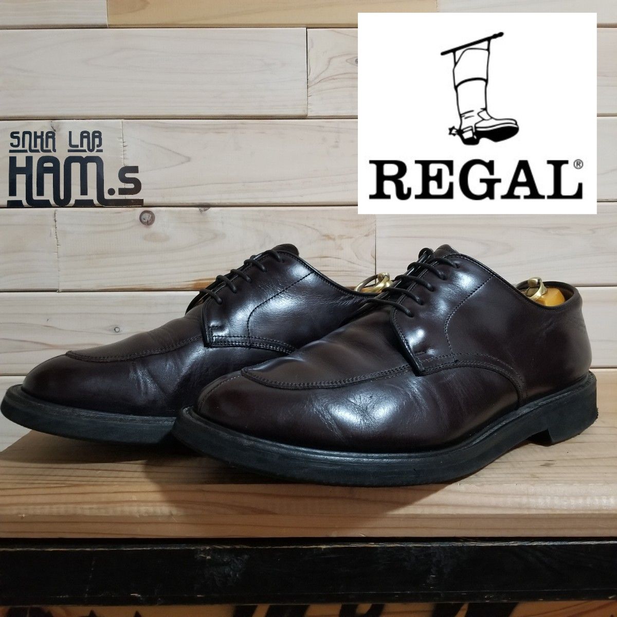 良品 廃盤 REGAL リーガル 革靴 Uチップ JN04 ガラスレザー 26 良品 廃盤 REGAL リーガル 革靴 Uチップ JN04 ガラスレザー 26
