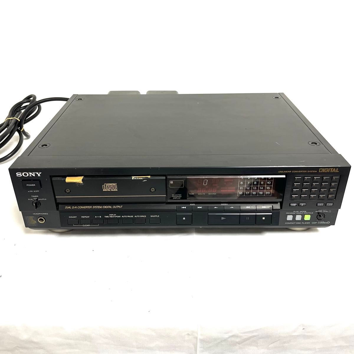 SONY ソニー CDプレーヤー CDP-555ESD CDデッキ|Yahoo!フリマ SONY ソニー CDプレーヤー CDP-555ESD CDデッキ|Yahoo!フリマ