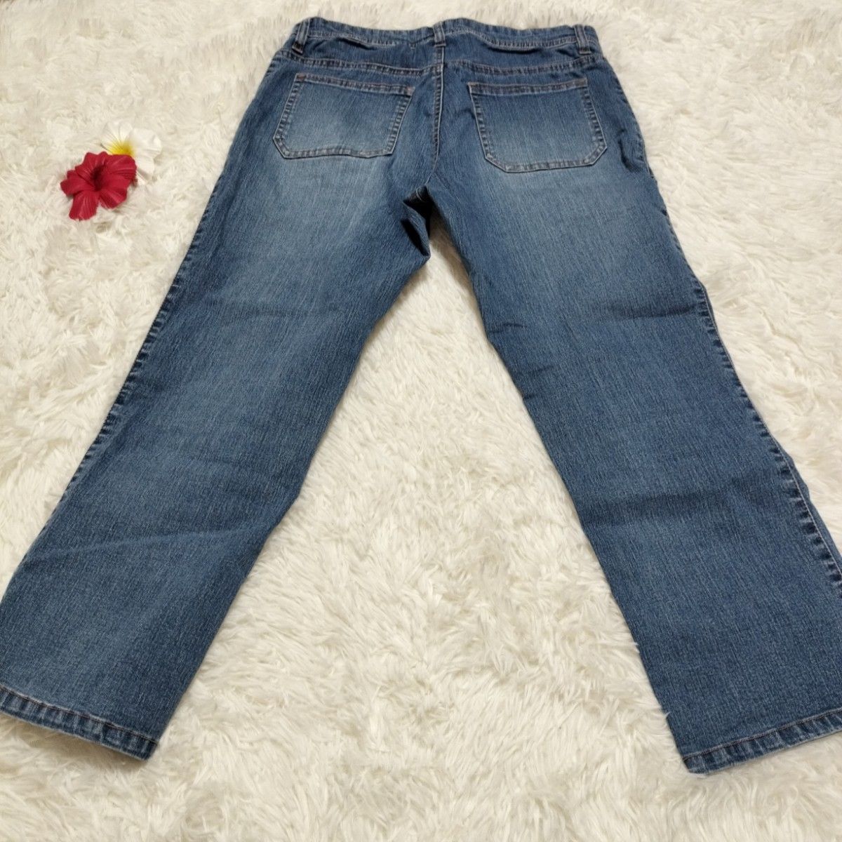 ライトブルーデニム ワイドレッグパンツ M〜L ジーンズ|Yahoo ライトブルーデニム ワイドレッグパンツ M〜L ジーンズ|Yahoo