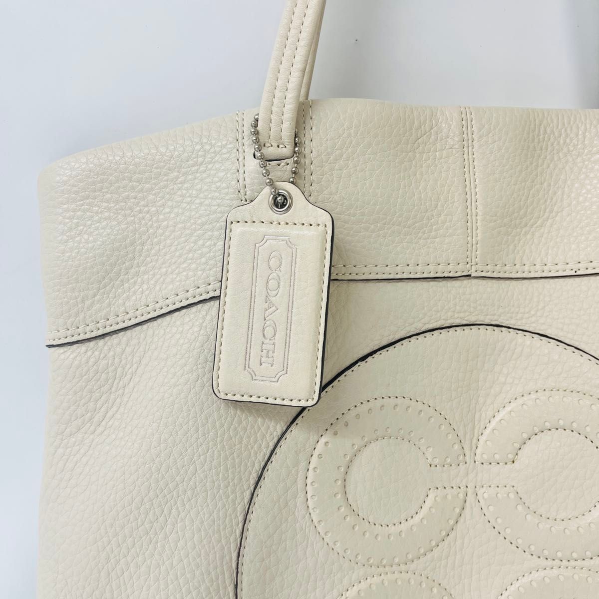 COACH コーチ トートバッグ ジュリア オプアート オールレザー COACH コーチ トートバッグ ジュリア オプアート オールレザー