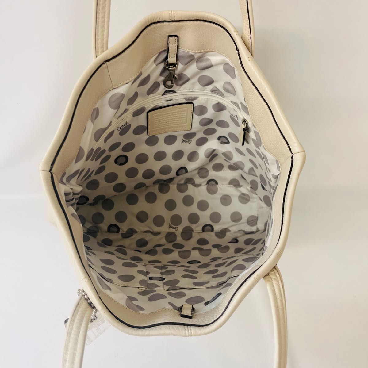 COACH コーチ トートバッグ ジュリア オプアート オールレザー COACH コーチ トートバッグ ジュリア オプアート オールレザー