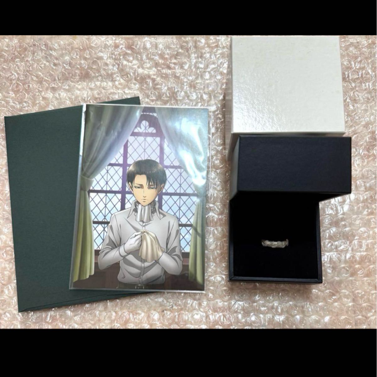 WIT STUDIO 進撃の巨人 10周年記念 リング リヴァイ 非売品 WIT STUDIO 進撃の巨人 10周年記念 リング リヴァイ 非売品