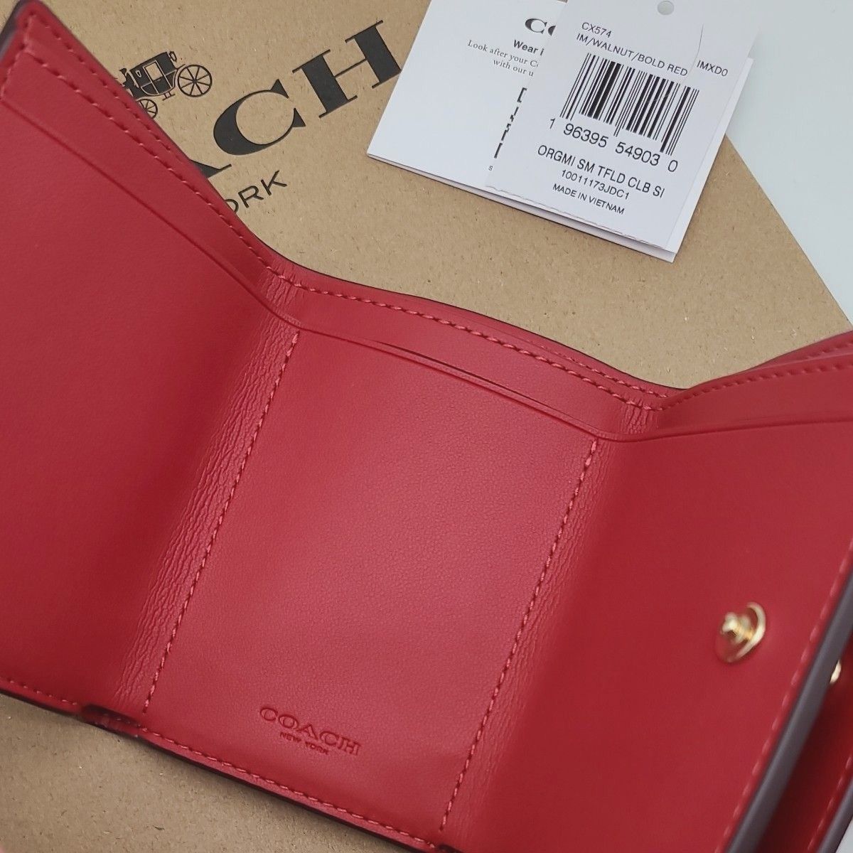 新作 COACH 折り財布 オリガミ スモール トライフォールド 新作 COACH 折り財布 オリガミ スモール トライフォールド