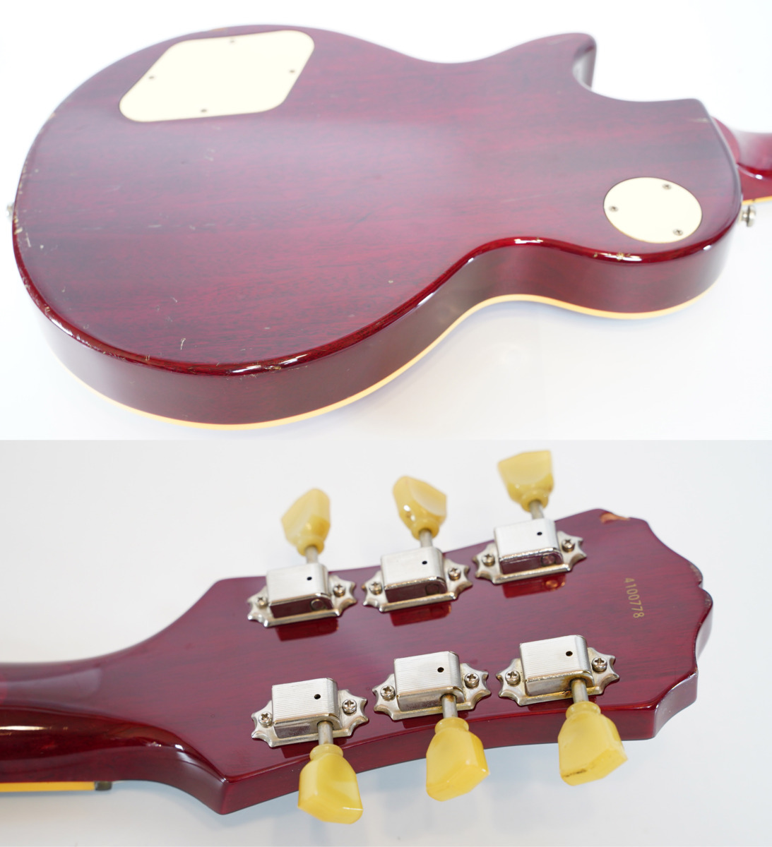 ★Epiphone Japan★Les Paul Standard CS フレイムメイプルトップ ボルトオンネック仕様 日本製 フジゲン製★_画像3