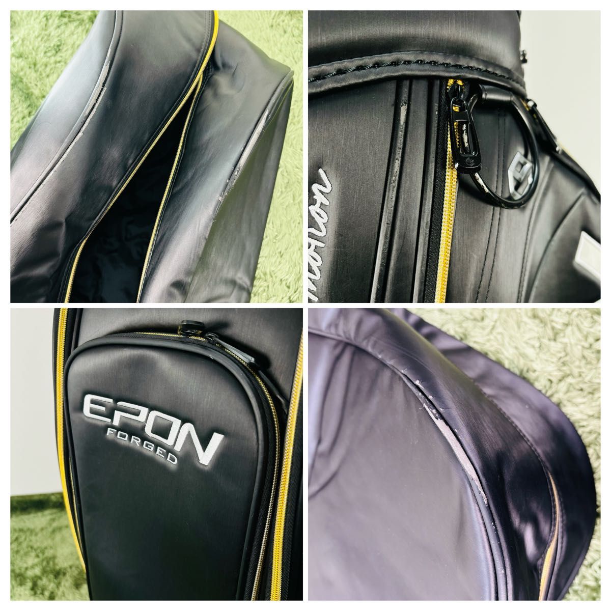 EPON エポン キャディバッグ カート式 4分割 9 5インチ 3点式 EPON エポン キャディバッグ カート式 4分割 9 5インチ 3点式