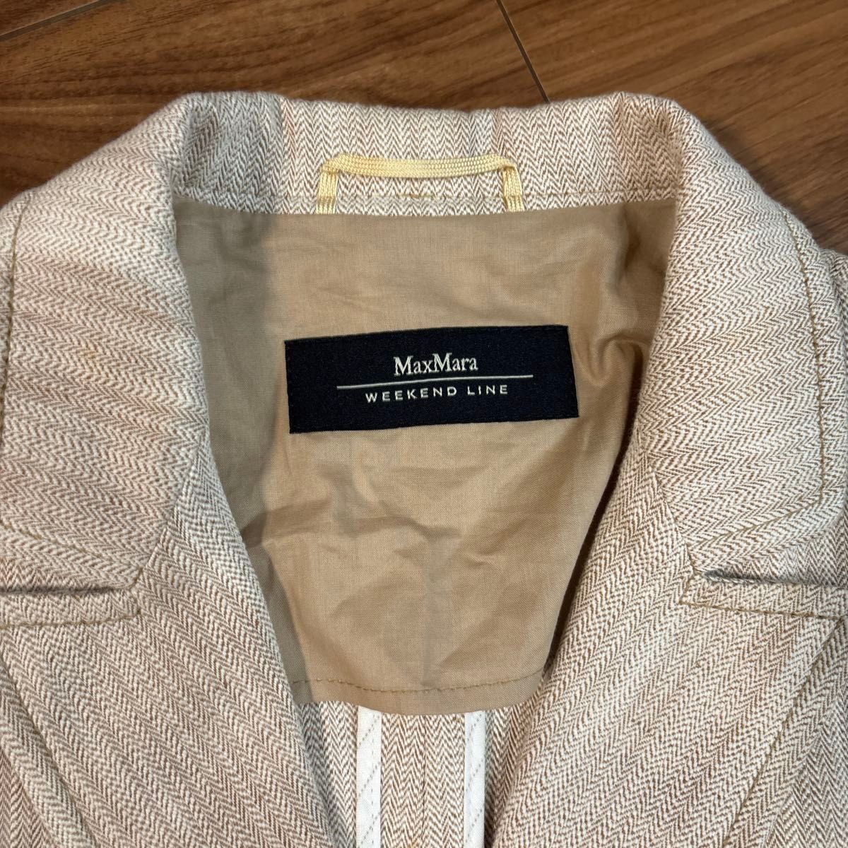 MaxMara マックスマーラ アセテート テーラード ジャケット S MaxMara マックスマーラ アセテート テーラード ジャケット S
