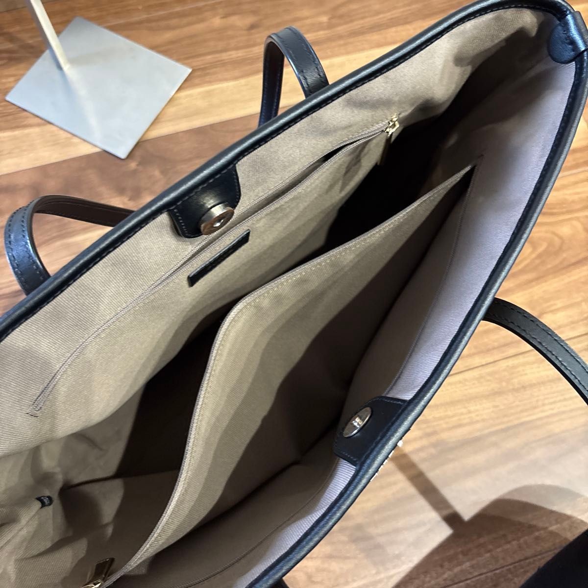 FURLA フルラ 編み込み レザー キャンパス トートバッグ A4 FURLA フルラ 編み込み レザー キャンパス トートバッグ A4